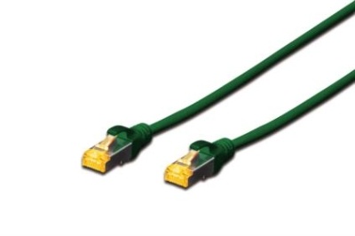 CAT 6A S-FTP Patchkabel AWG  Groen  0.25m