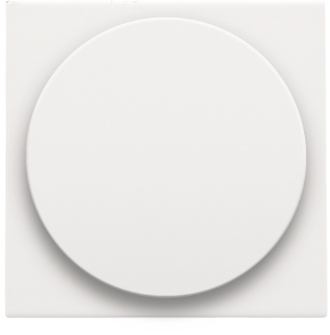 Centraalplaat, white coated, universele dimmer