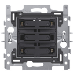 4-voudige drukknop Wit LED - 170-40170