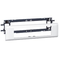 DLP support et plaque de couverture blanc, 8 modules (couvercle 65mm)