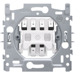 Bouton-poussoir avec 4 bornes de connexion à enfichage 170-03005