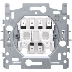 Double interrupteur va-et-vient et bouton poussoir à borne enfichable 170-05605