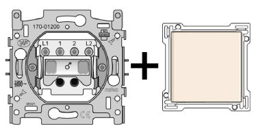 Interrupteur bipolaire avec kit de finition Original Cream