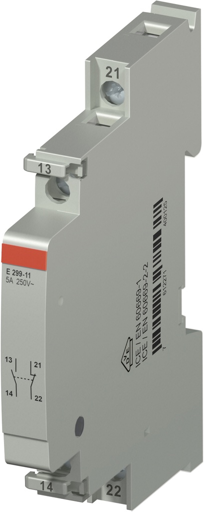 hulpcontact 1no+1nc 5A voor ABB E29*