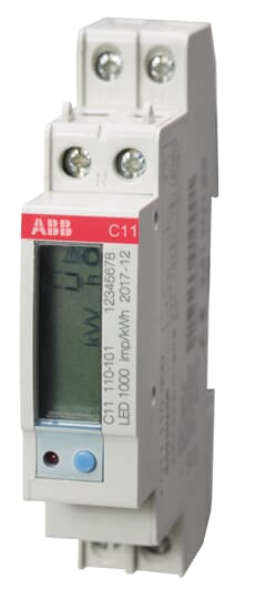 compteur d'énergie kW 2f 40A 230V certifié MID