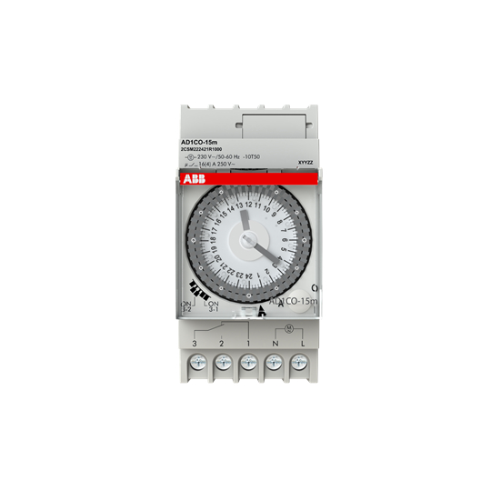 horloge 24h 2mod analogique 1x inverseur 16Ath