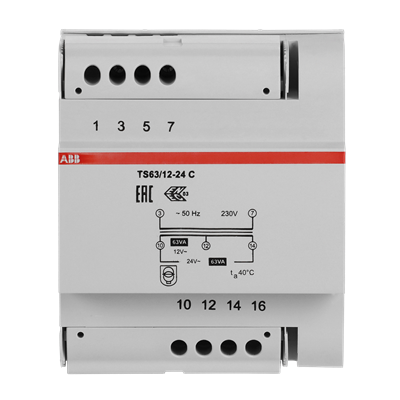 beltransfo 12-24V 63-63VA 5mod