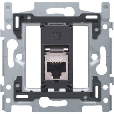 sokkel 1x RJ45 STP Cat6A met schroefbevestiging 170-66277