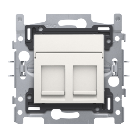 RJ45 STP cat. 6A 2x + kit de finition