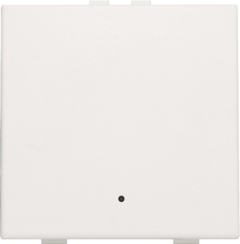 Bouton-poussoir simple avec led, Blanc