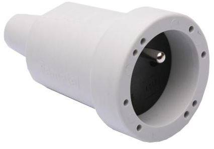 prise PVC femelle 16A 250V blanc