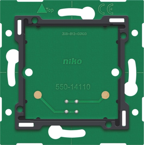 enkelvoudige muurprint met connector