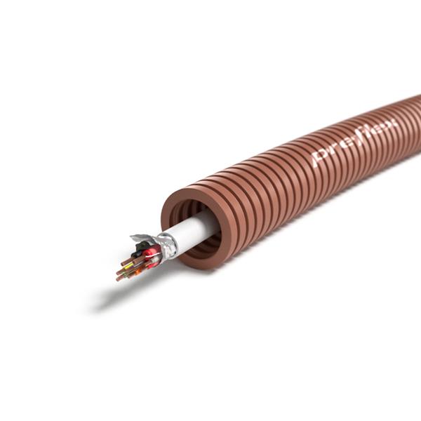 FLEX-OB kabel 2X1,0 mm2 grijs (Eca) (Ring 100 mtr) - Kabelpro