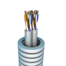 Ø20mm² avec double UTP Cat5e - 100m - Classe CPR: Eca