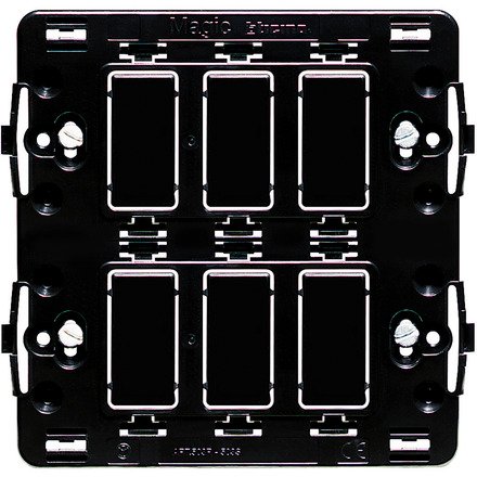 Houder 2x3 modules Magic serie (schroefbevestiging!)