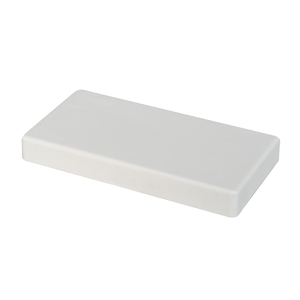 Goulotte de câble Extrémité 60 x 60 mm, BLANC