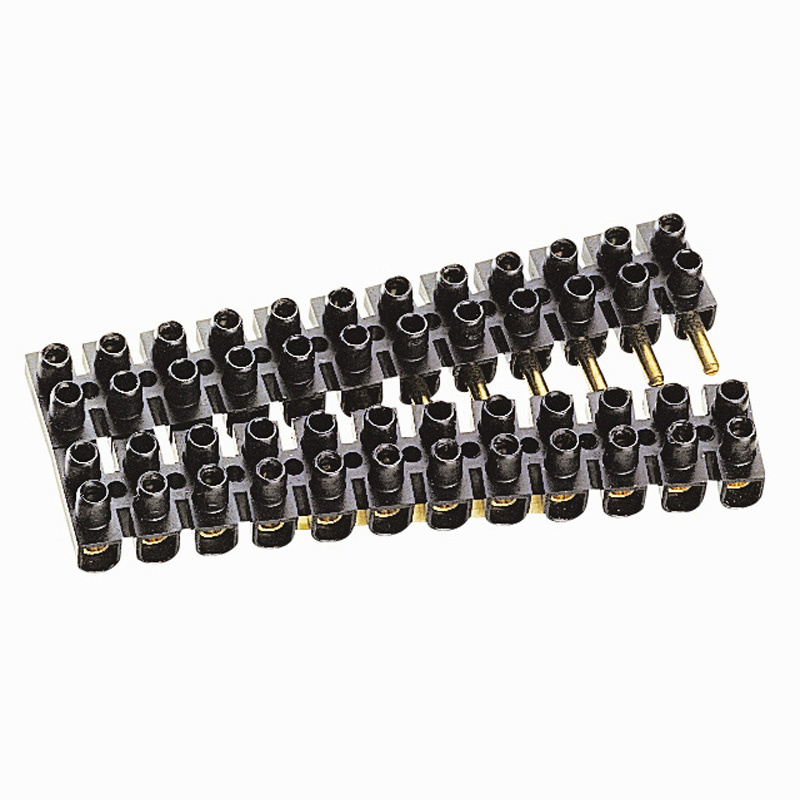 Bande de bornes avec connexion par fiche 6 mm² - 15 A - 034253