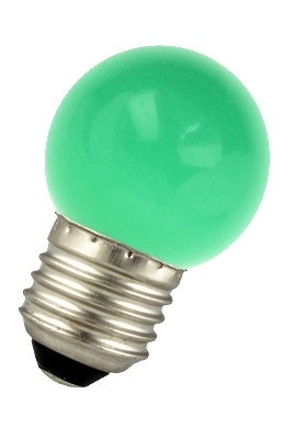 lampe LED de fête E27 1W vert IP44