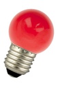 lampe LED de fête E27 1W rouge IP44