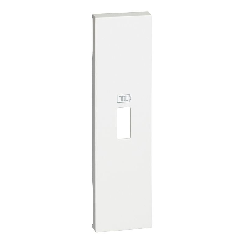 Living Now ensemble de finition USB blanc 1 module