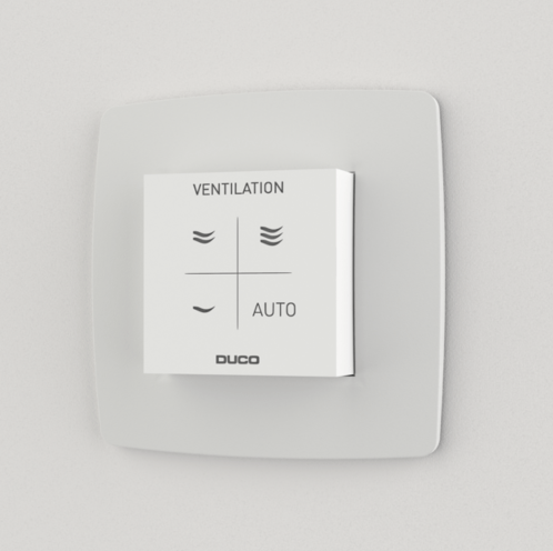 Vocht Ruimtesensor met bediening RF / Wired  wit