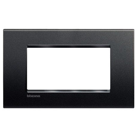 LivingLight - Plaque de recouvrement 4 modules Anthracite - LNA4804AR