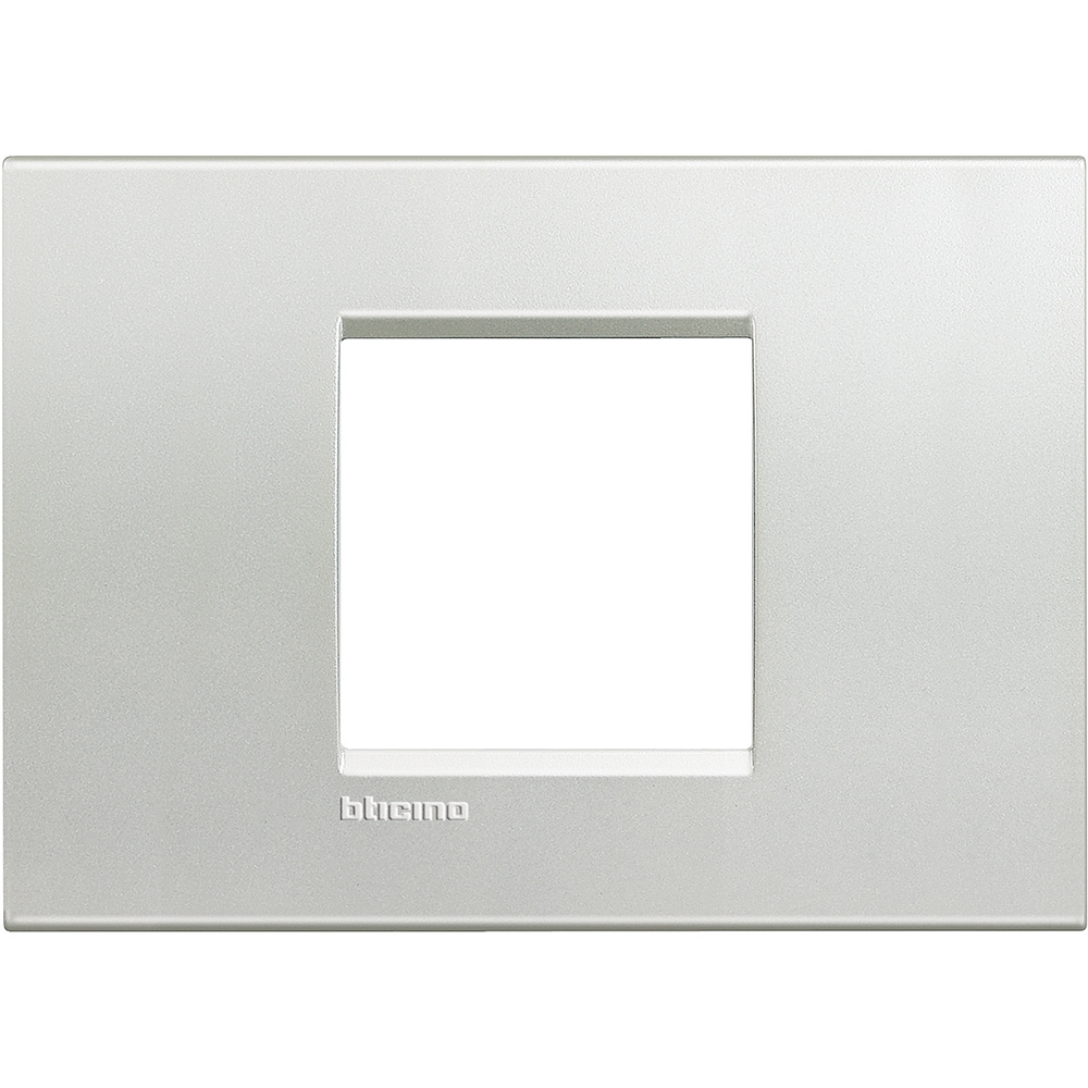 LivingLight-Afdekplaat large 2 mod Zilver - LNA4819AG