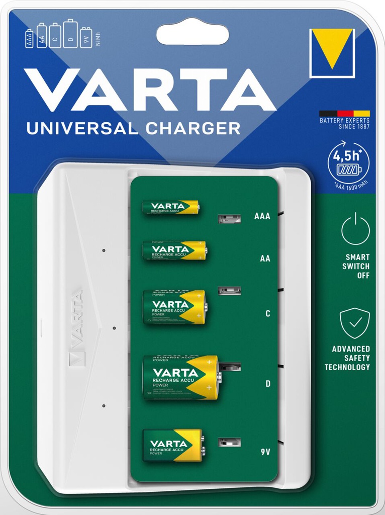 universele batterijoplader