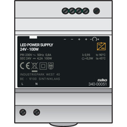 Modulaire voeding 24 Vdc 100W