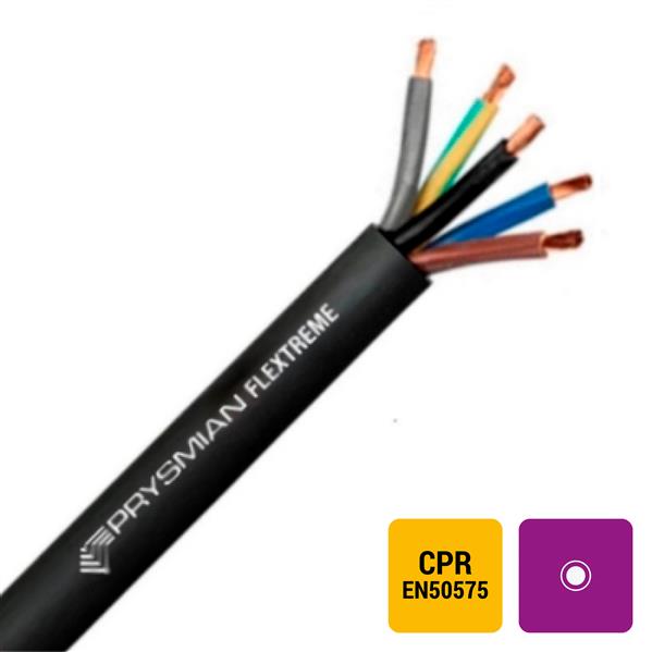 H07RN-F rubberkabel  5G2,5mm²