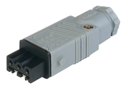 Netspanningsconnector ST-series STAK 3 N grijs