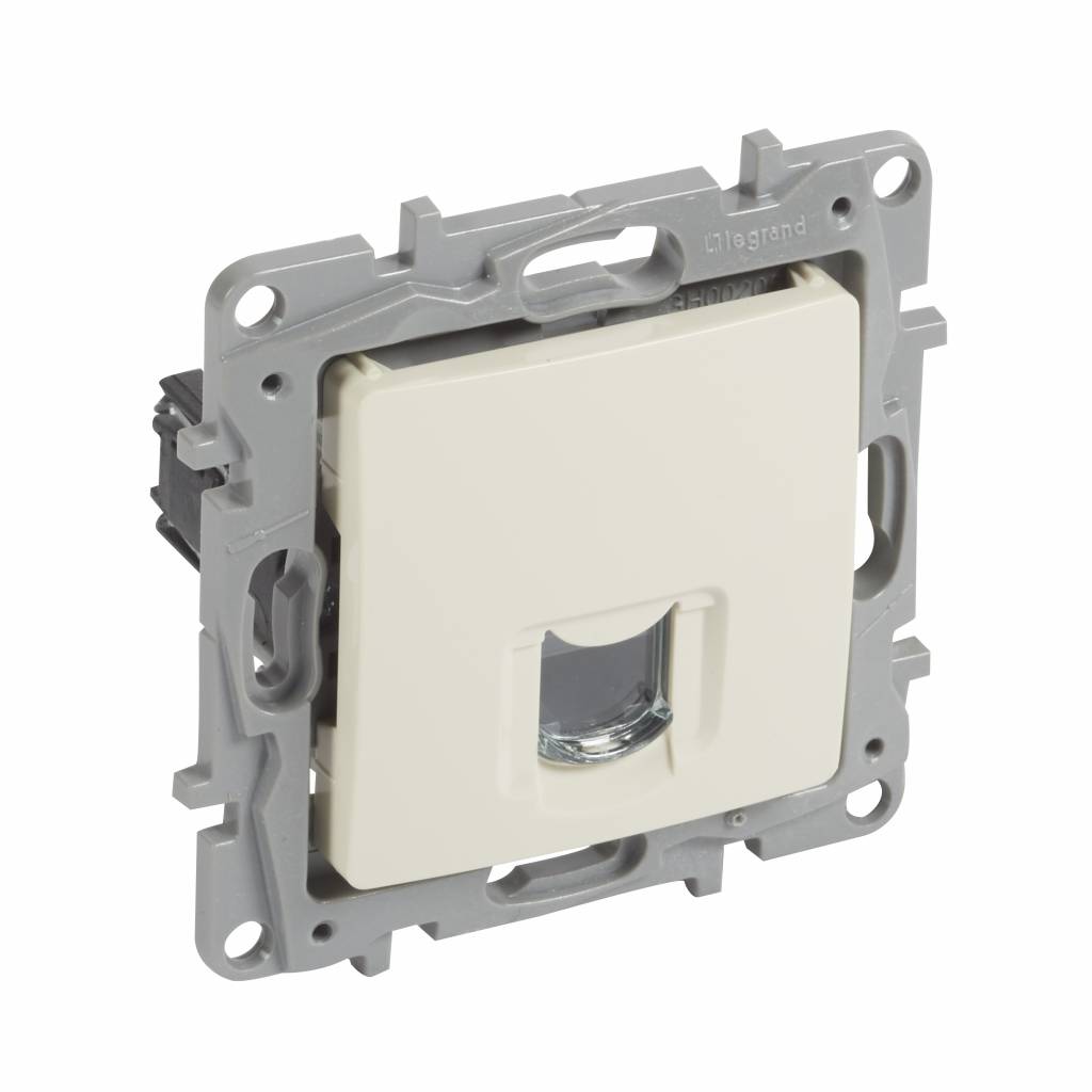 Niloé Sokkel + afwerkset RJ45 cat. 6 UTP Créme - 664673