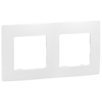 Niloé double plaque de recouvrement blanc - 665002