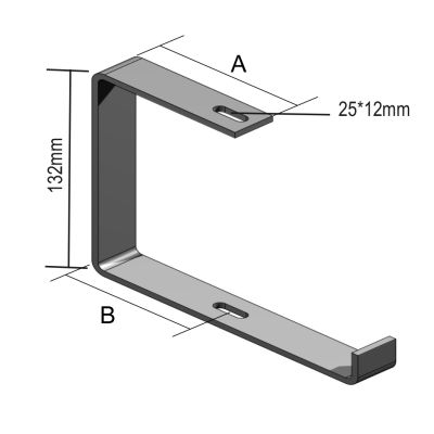 Support de suspension pour chemin de câbles OBZ130x75mm