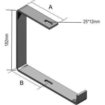 Ophangbeugel kabelbaan OBZ180x100mm