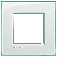 Afdekplaat enkelvoudig LivingLight Aquamarine