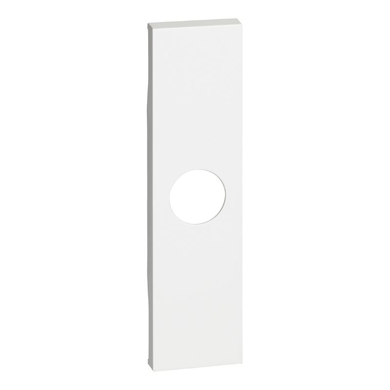 Plaque de recouvrement blanc 1 module pour TV - KW08