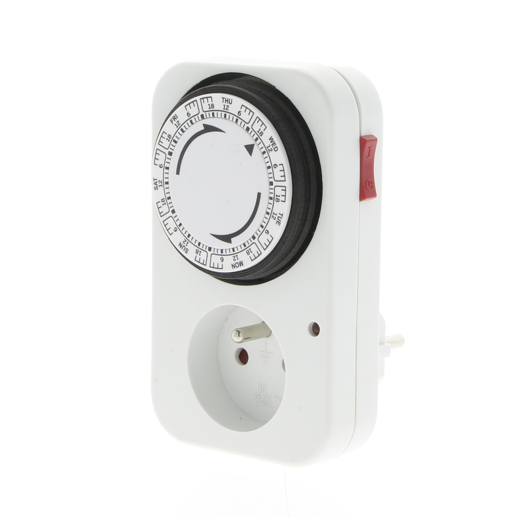 HORLOGE DE COMMUTATION MEC SEMAINE2U 3680W BLANC BOITE - PROFILE