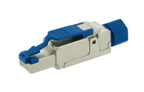 RJ45 TOOLLESS  MODULAIR PLUG STP C6A 10G IP20 GRIJS MASSIEVEKABEL