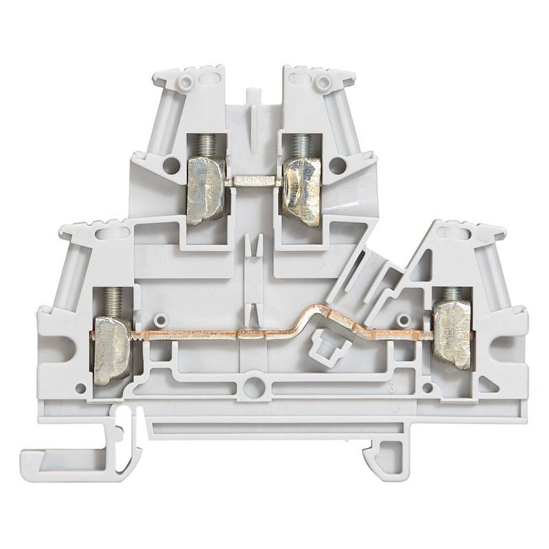 Railklem 2 verbindingen tot 2.5mm