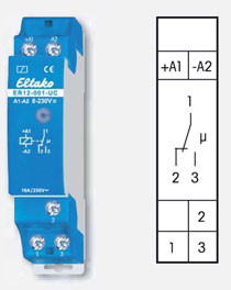 Relais de commutation 1 contact inverseur ER12-001-UC