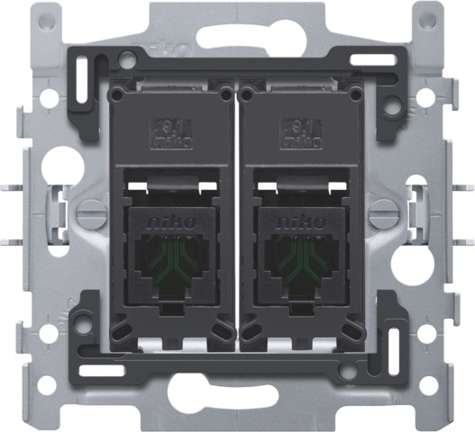 Socle 2x RJ45 UTP Cat5e 170-65152