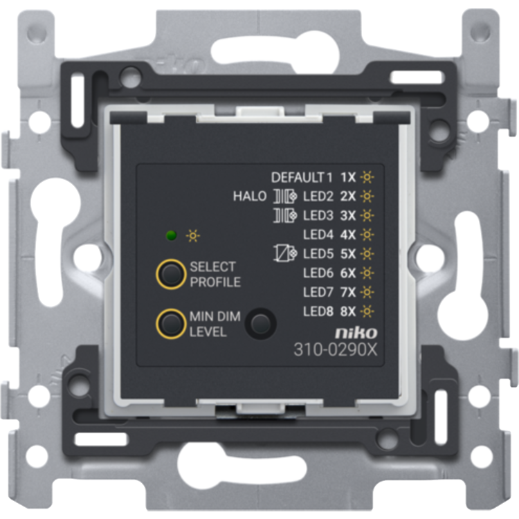 Sokkel universele drukknopdimmer 300W