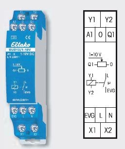 Stuurmodule SUD12 voor universele dimmers