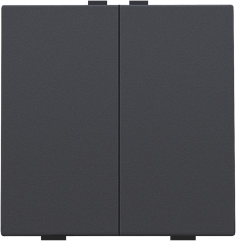 Bouton-poussoir double, Anthracite