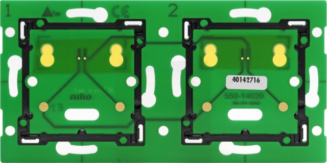 Impression horizontale double, 71 mm pour combinaison avec unité de connexion