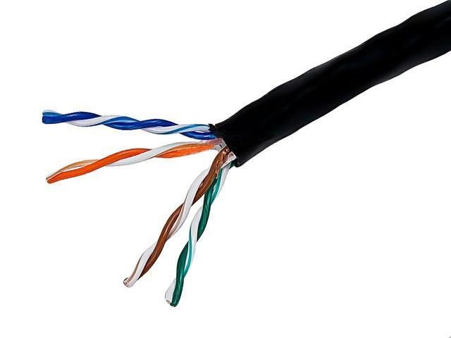 Câble extérieur UTP cat6 PE par mètre - Classe CPR: Fca