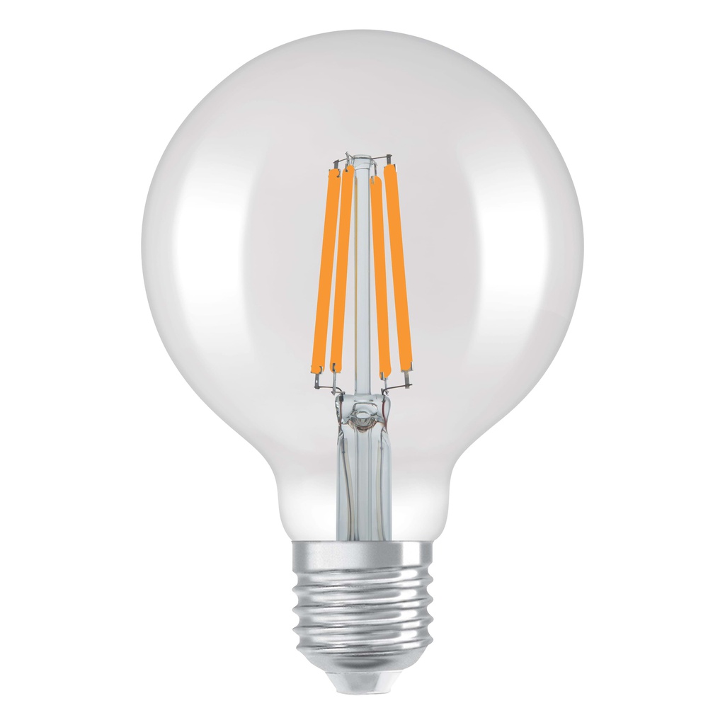 ledlamp E27 3,8W globe filament warm wit