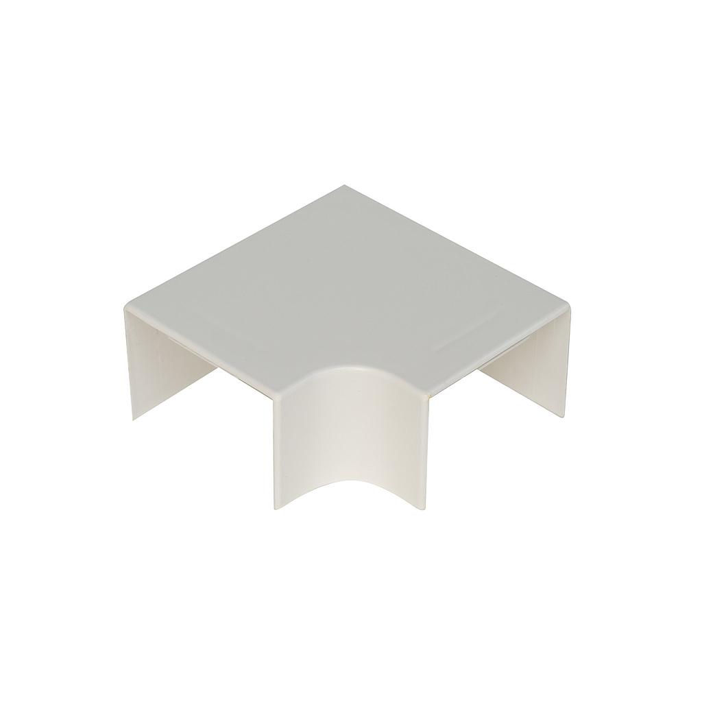 Coin plat Blanc pour 40 x 20,30,40 mm