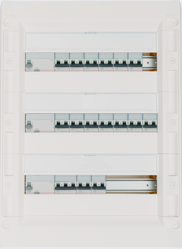 voorbedrade kast VOL 3R54M 3x230